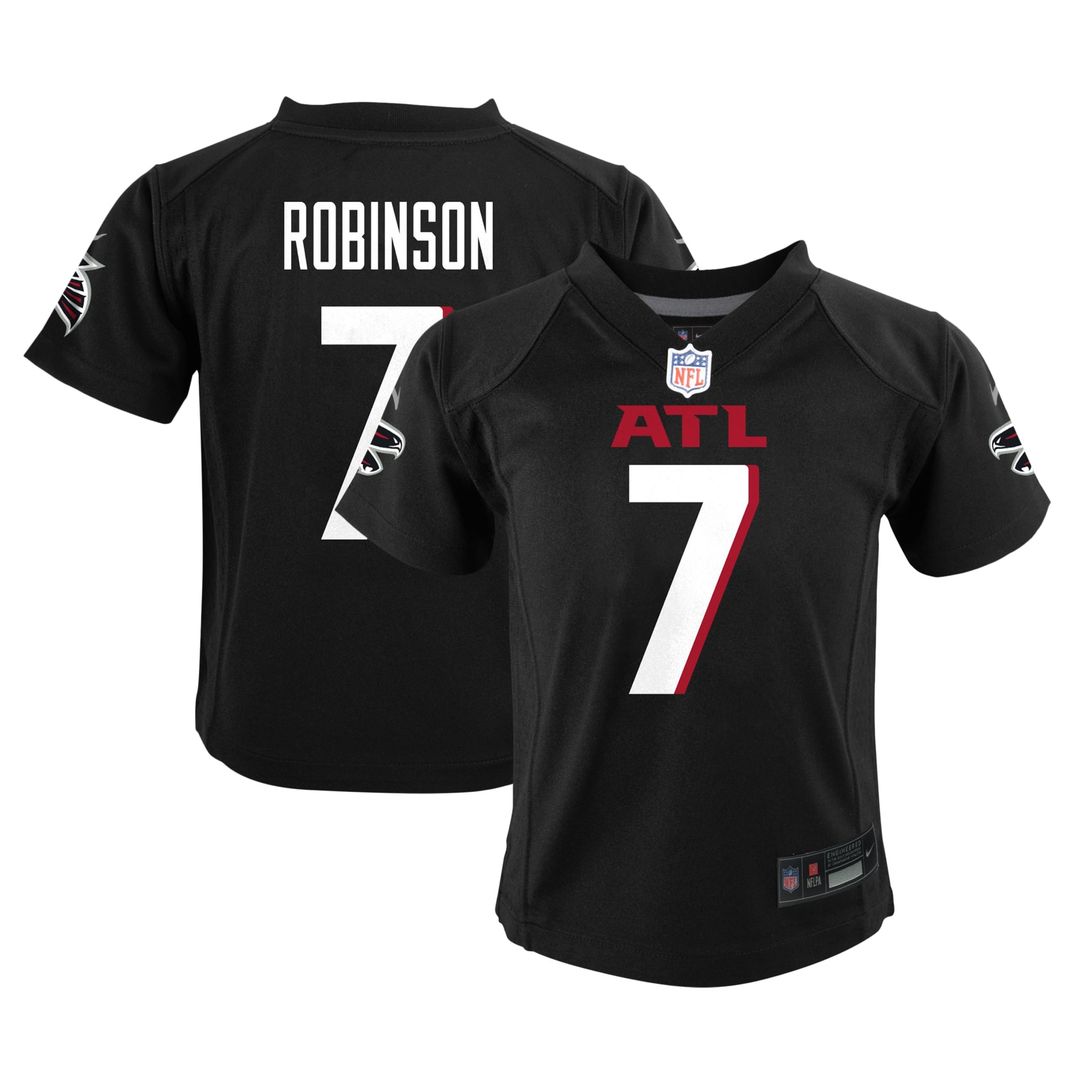 Bijan Robinson Atlanta Falcons Nike Toddler Game Official Jersey - Black