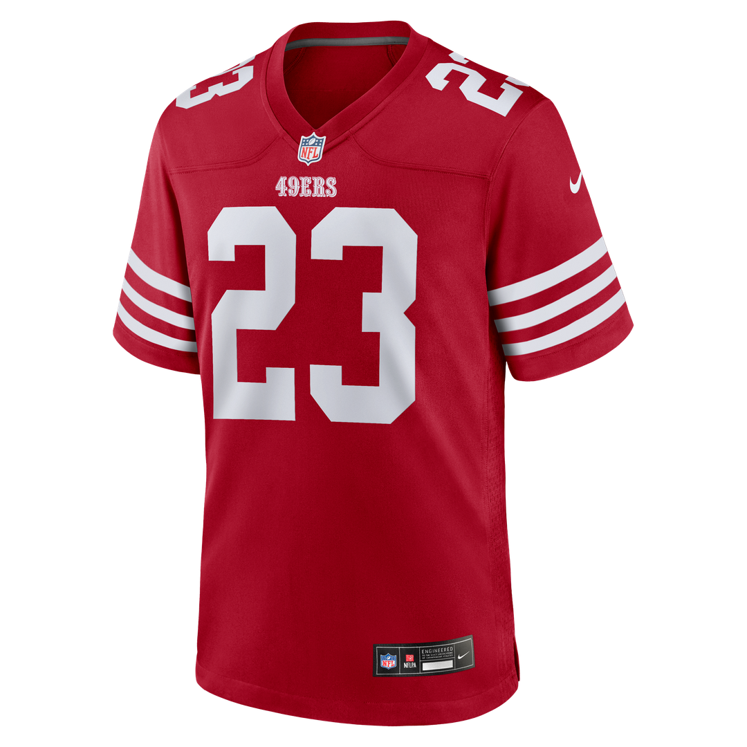Christian McCaffrey San Francisco 49ers Nike Game Player Official Jersey - White