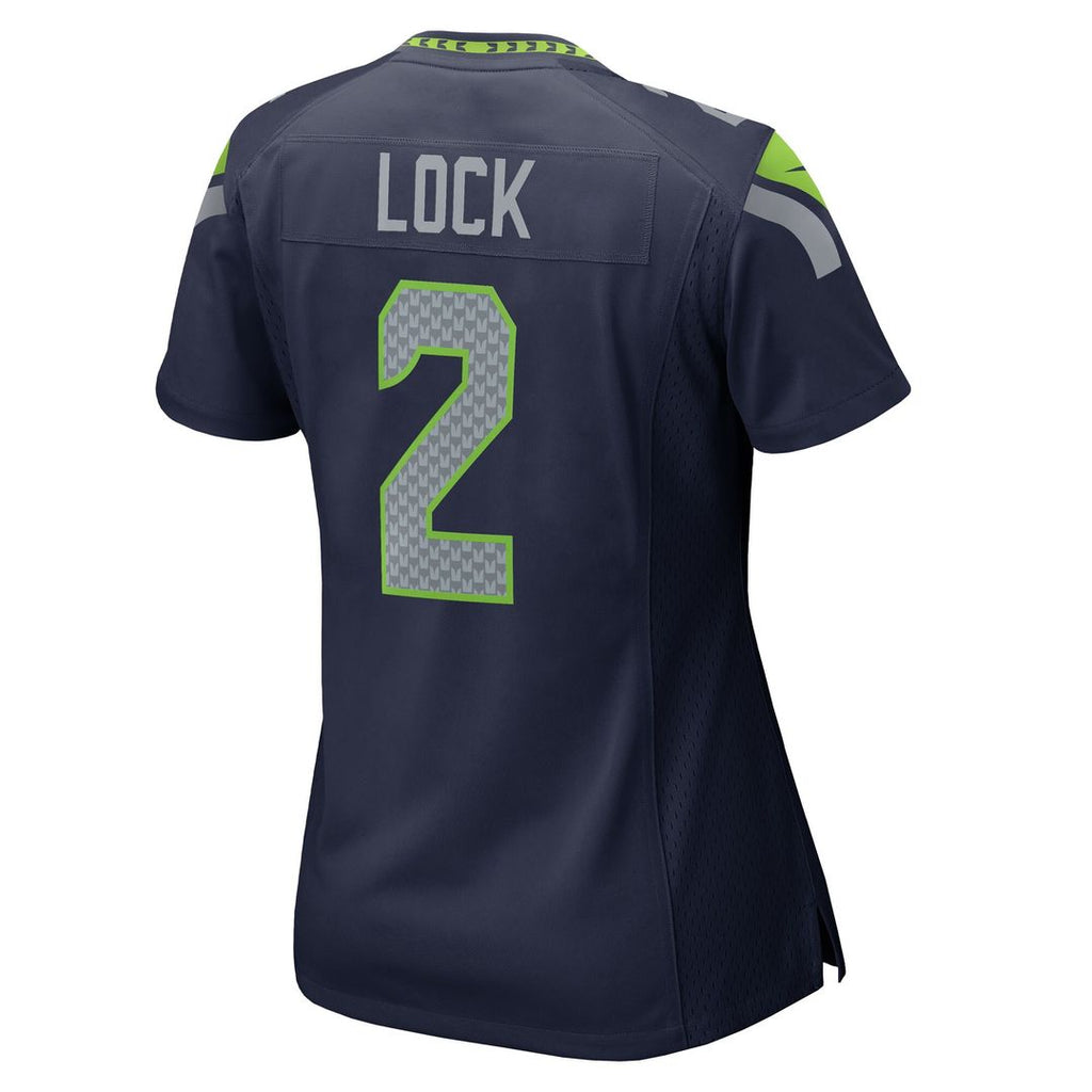 Drew Lock Seattle Seahawks Nike Women's Team Game Official Jersey -  College Navy
