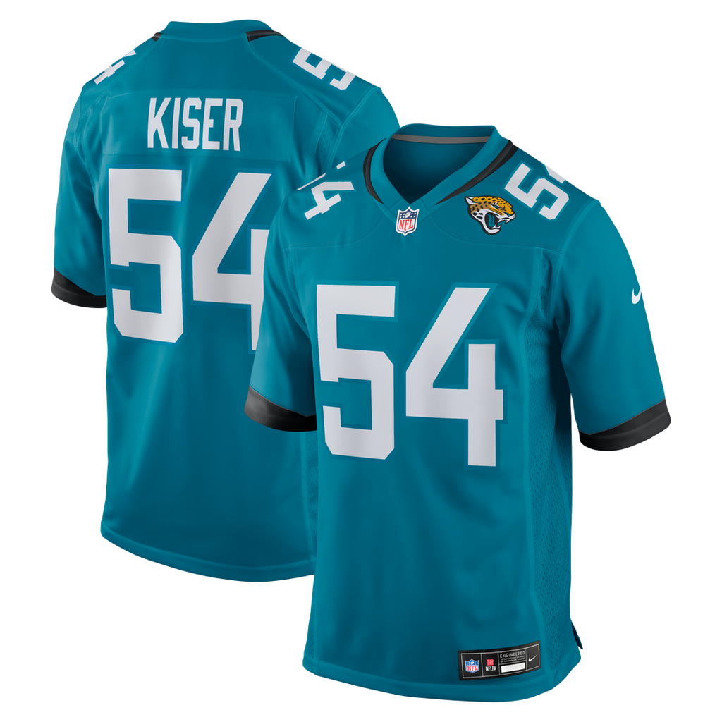 Jack Kiser Jacksonville Jaguars Nike Team Game Jersey - Teal