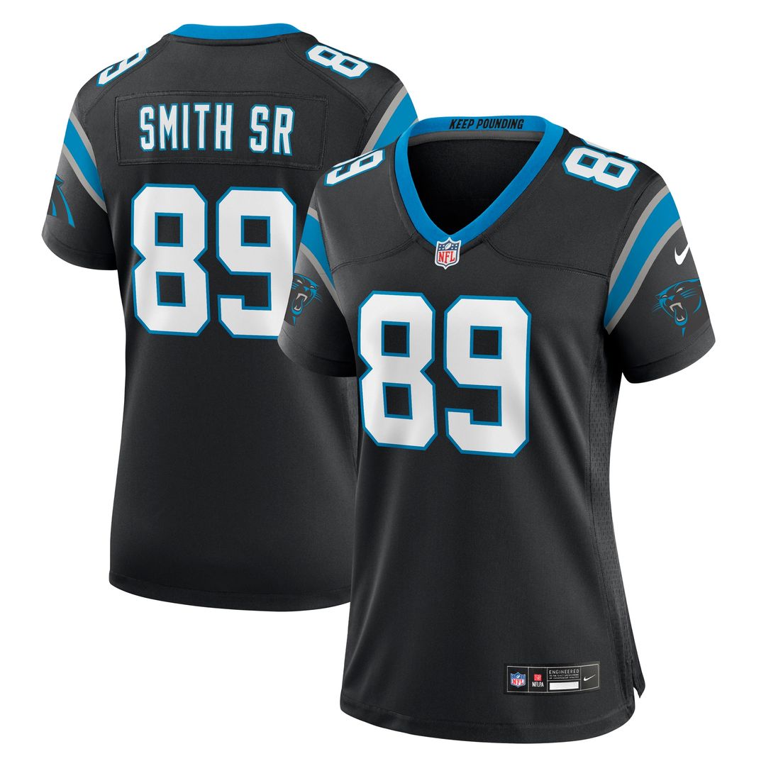 Steve Smith Sr. Carolina Panthers Nike Women's Retired Player Game Official Jersey - Black