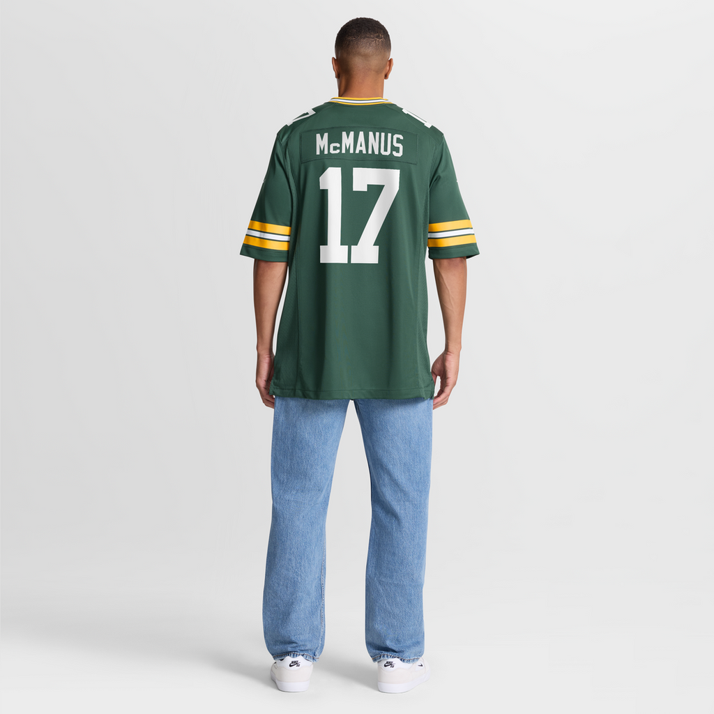 Brandon McManus Green Bay Packers Nike Team Game Official Jersey -  Green