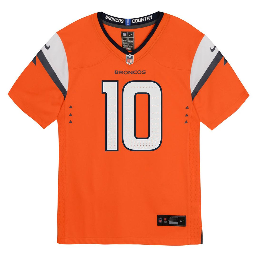 Bo Nix Denver Broncos Nike Infant Team Player Game Jersey - Orange