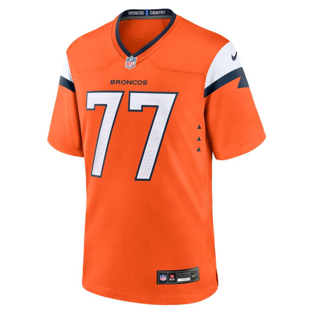 Quinn Meinerz Denver Broncos Nike Team Game Jersey - Orange