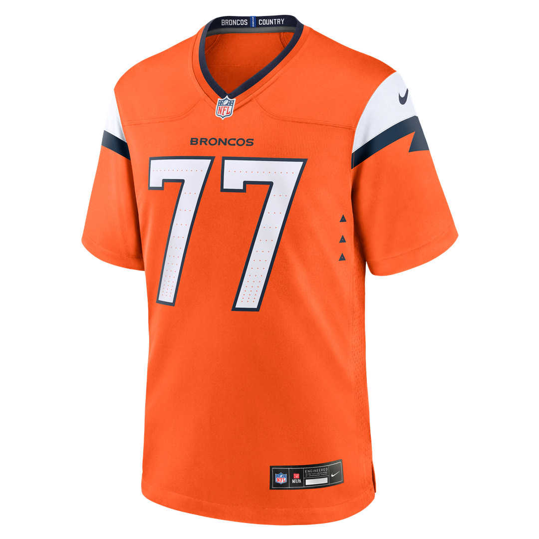 Quinn Meinerz Denver Broncos Nike Team Game Jersey - Orange