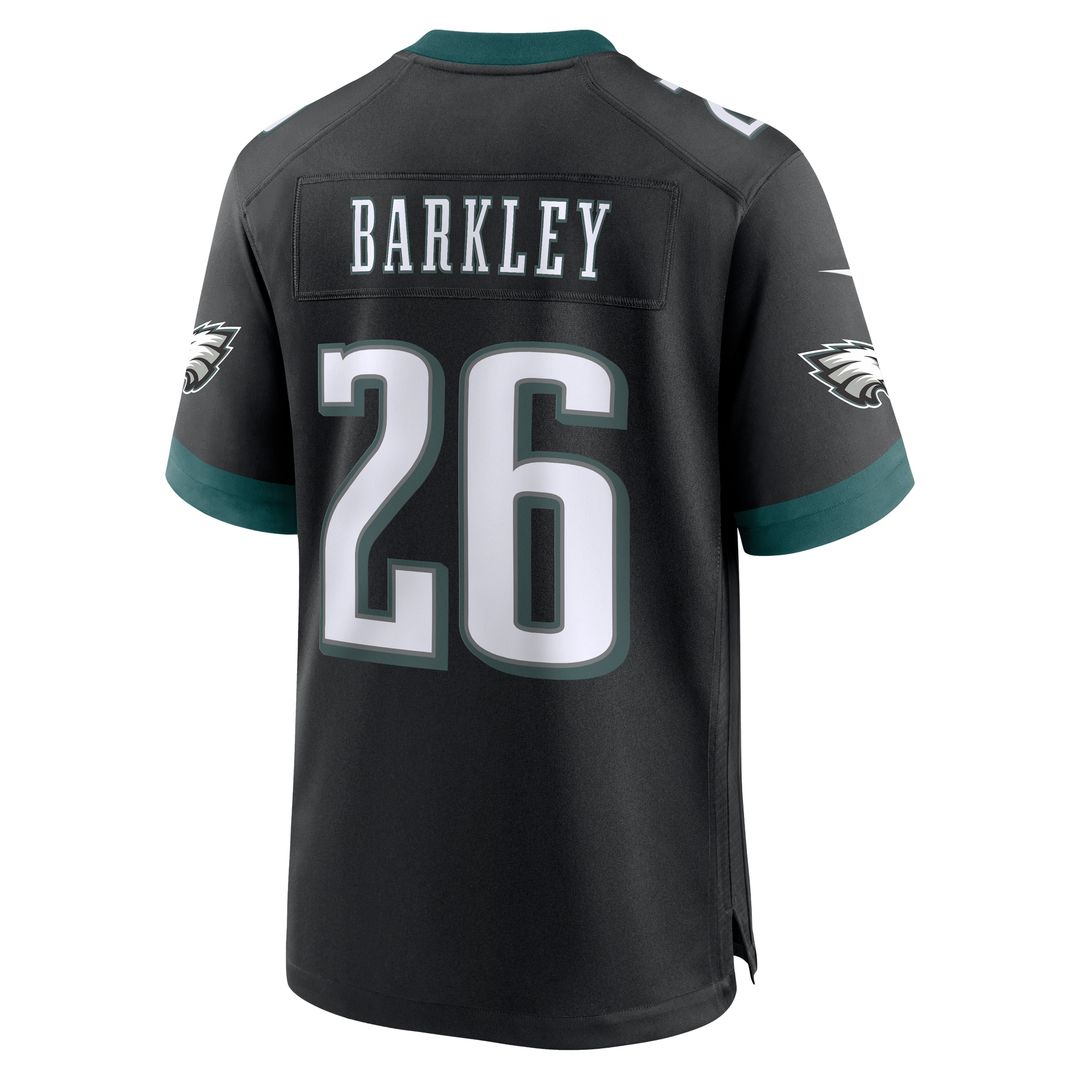 Saquon Barkley Philadelphia Eagles Nike Alternate Game Official Jersey -  Black