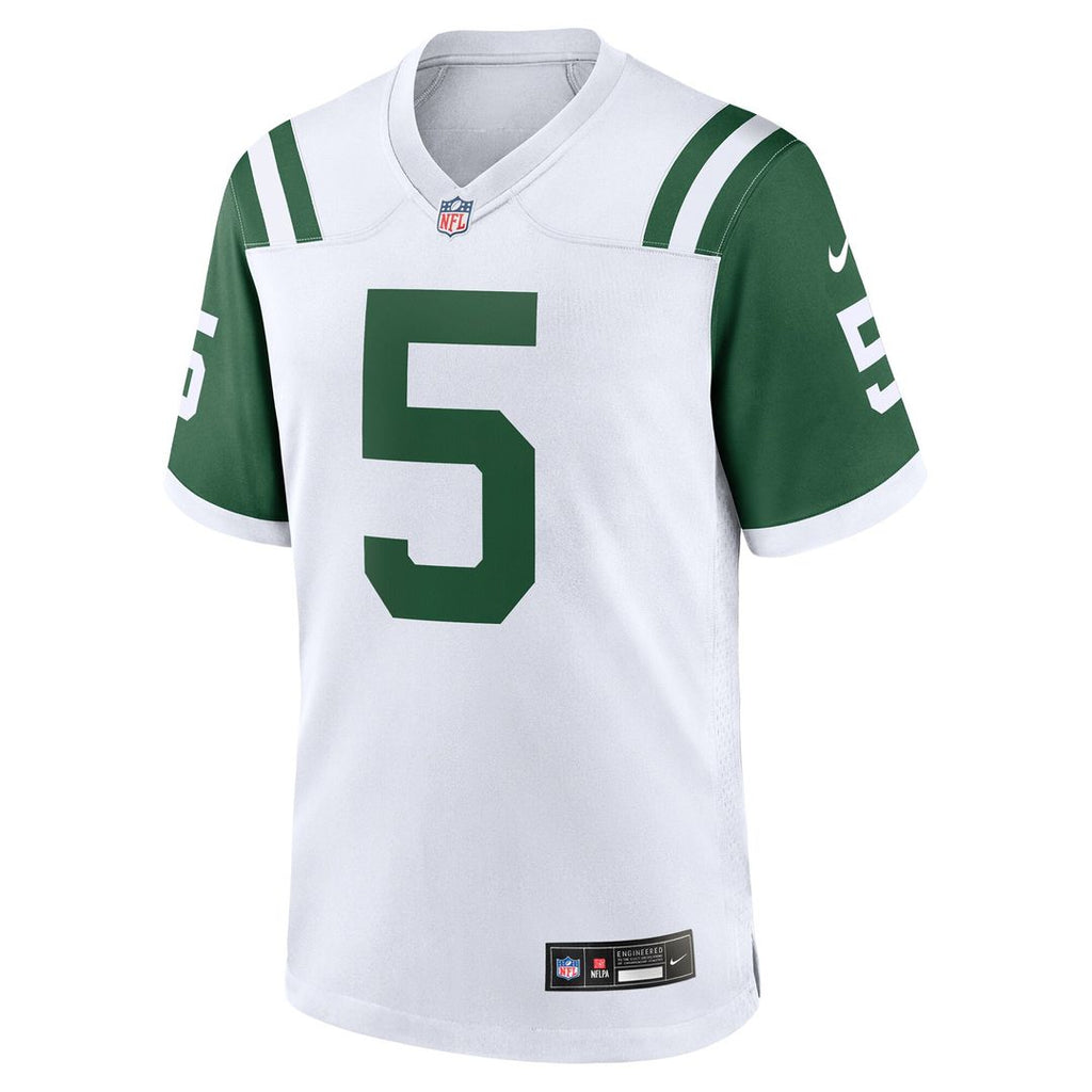 Garrett Wilson New York Jets Nike Classic Alternate Game Official Jersey - White