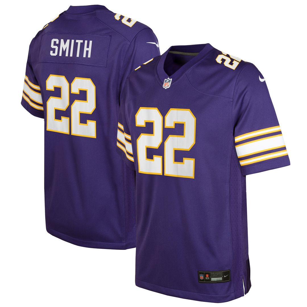 Harrison Smith Minnesota Vikings Nike Youth Game Official Jersey - Purple