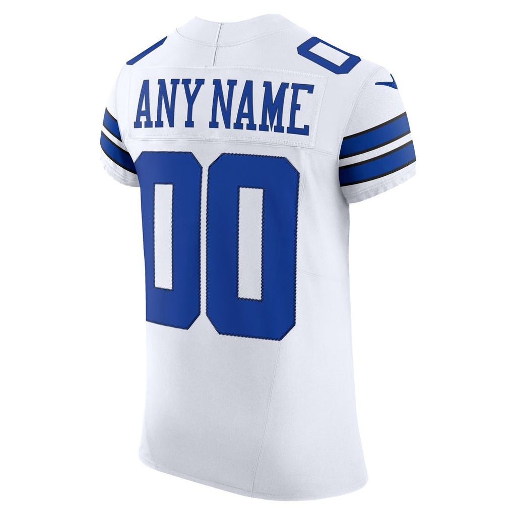 Dallas Cowboys Nike Vapor F.U.S.E. Elite Custom Official Jersey - White