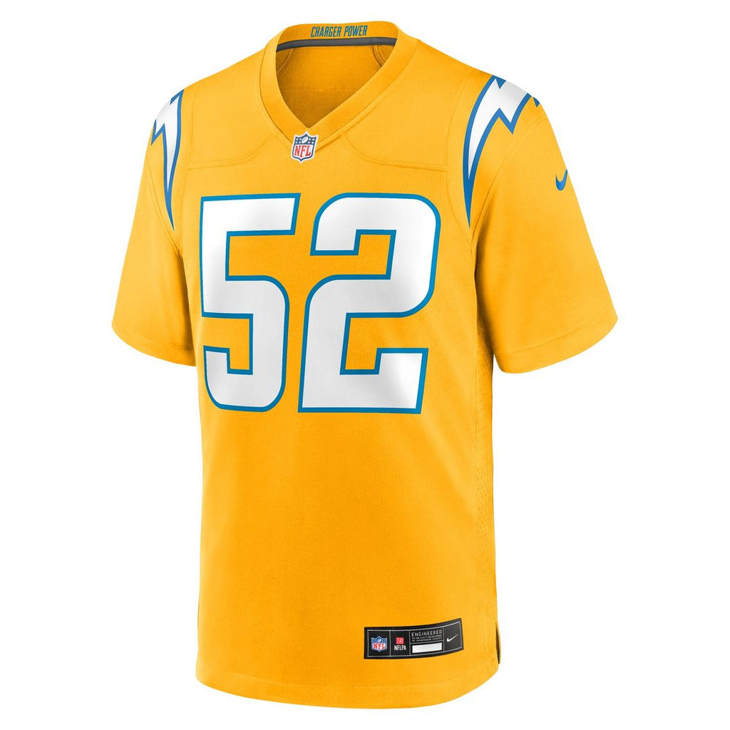 Khalil Mack Los Angeles Chargers Nike Alternate Super Chargers Game Player Official Jersey - Navy