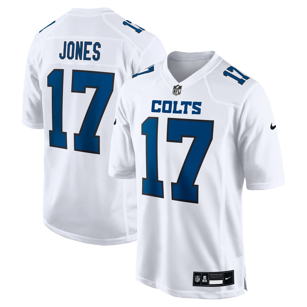 Daniel Jones Indianapolis Colts Nike Fashion Game Official Jersey - Tundra White