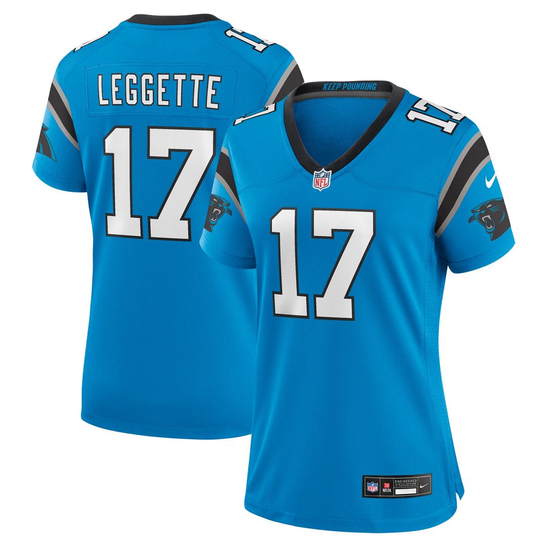 Xavier Legette Carolina Panthers Nike Women's Alternate Game Official Jersey -  Blue