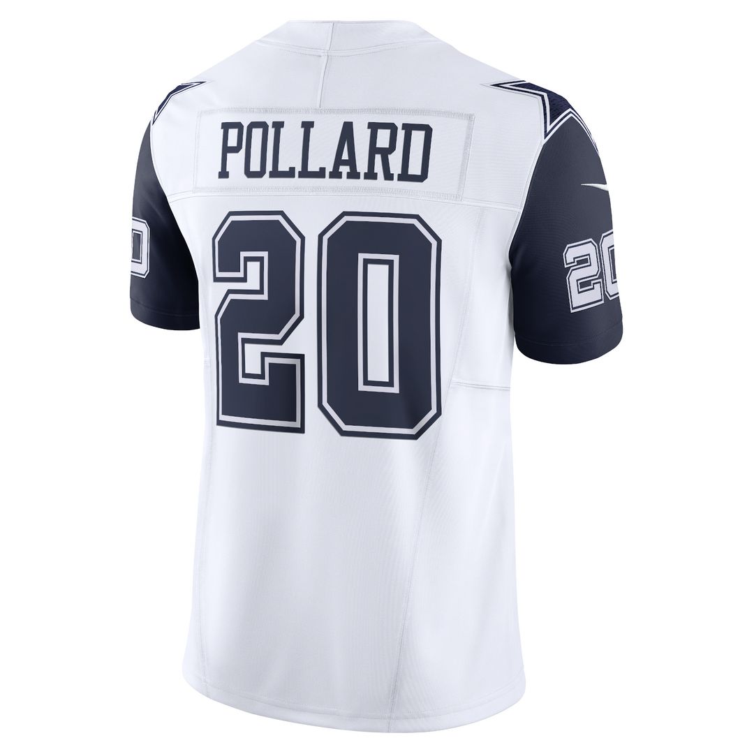 Tony Pollard Dallas Cowboys Nike Vapor F.U.S.E. Limited Official Jersey - White