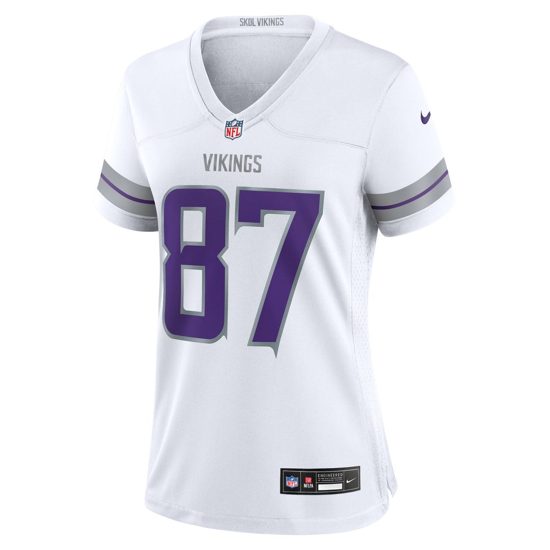 T.J. Hockenson Minnesota Vikings Nike Women's Alternate Game Player Official Jersey - White