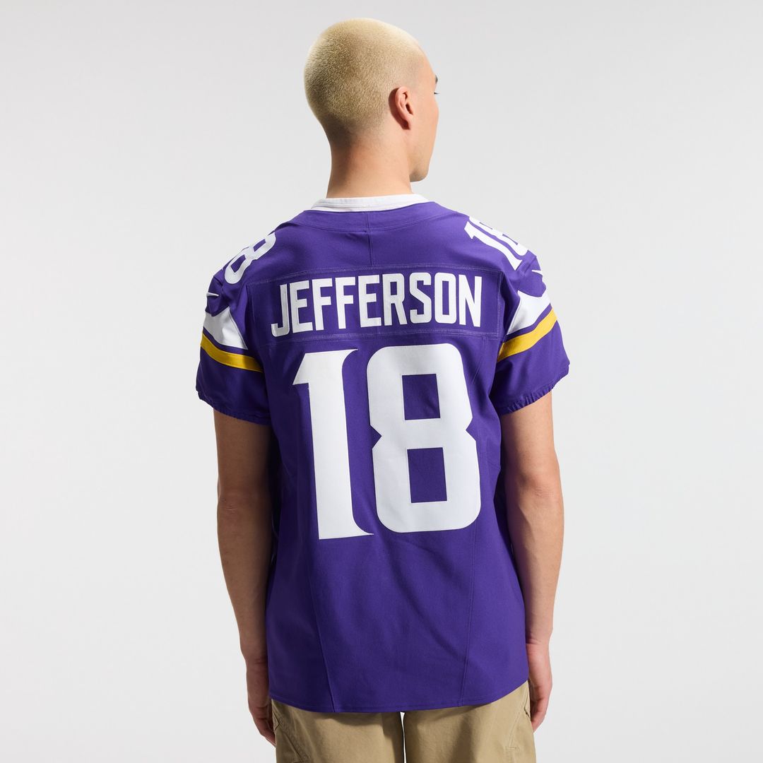 Justin Jefferson Minnesota Vikings Nike Vapor F.U.S.E. Elite Jersey - Purple