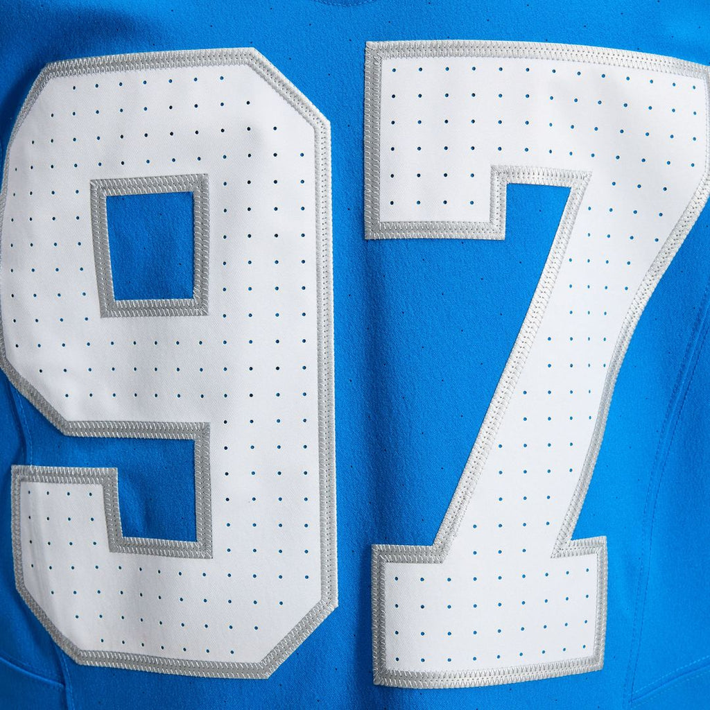 Aidan Hutchinson Detroit Lions Nike Alternate Vapor F.U.S.E. Elite Official Jersey - Black