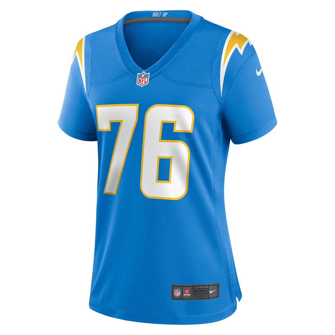 Joe Alt Los Angeles Chargers Nike Women's 2024 NFL Draft First Round Pick Player Game Official Jersey - Powder Blue