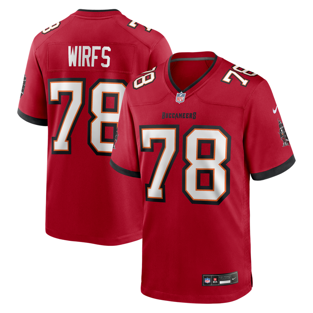 Tristan Wirfs Tampa Bay Buccaneers Nike Player Game Official Jersey - Red