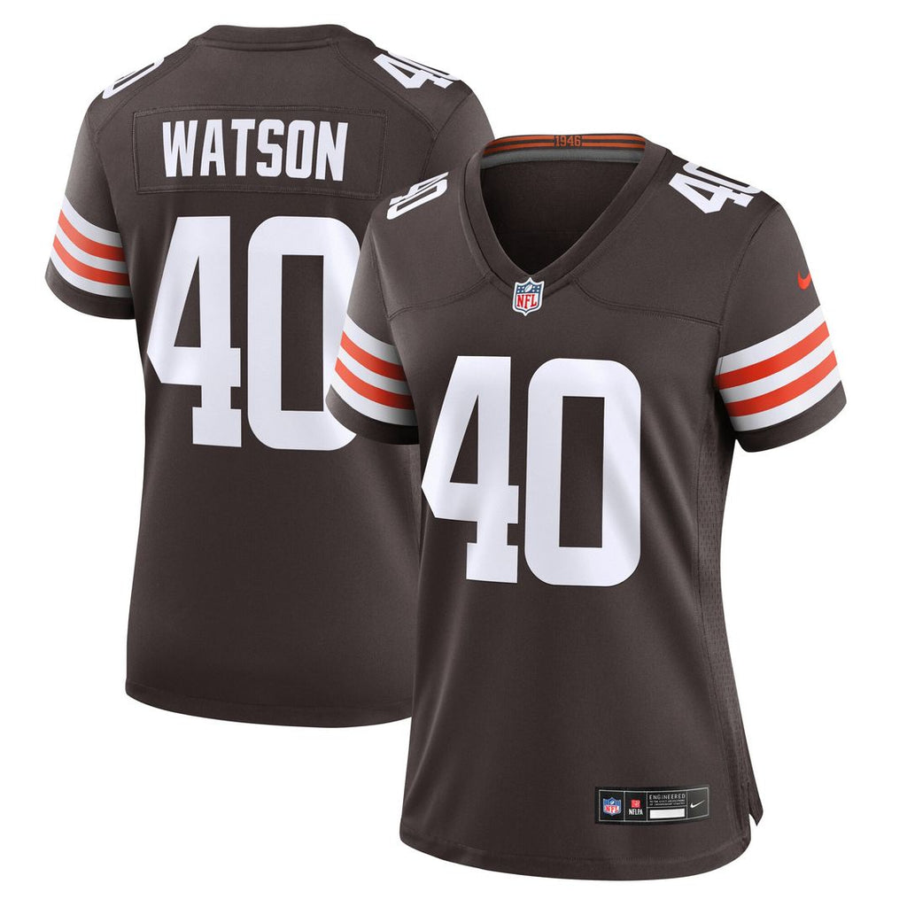 Nathaniel Watson Cleveland Browns Nike Women's  Game Official Jersey -  Brown
