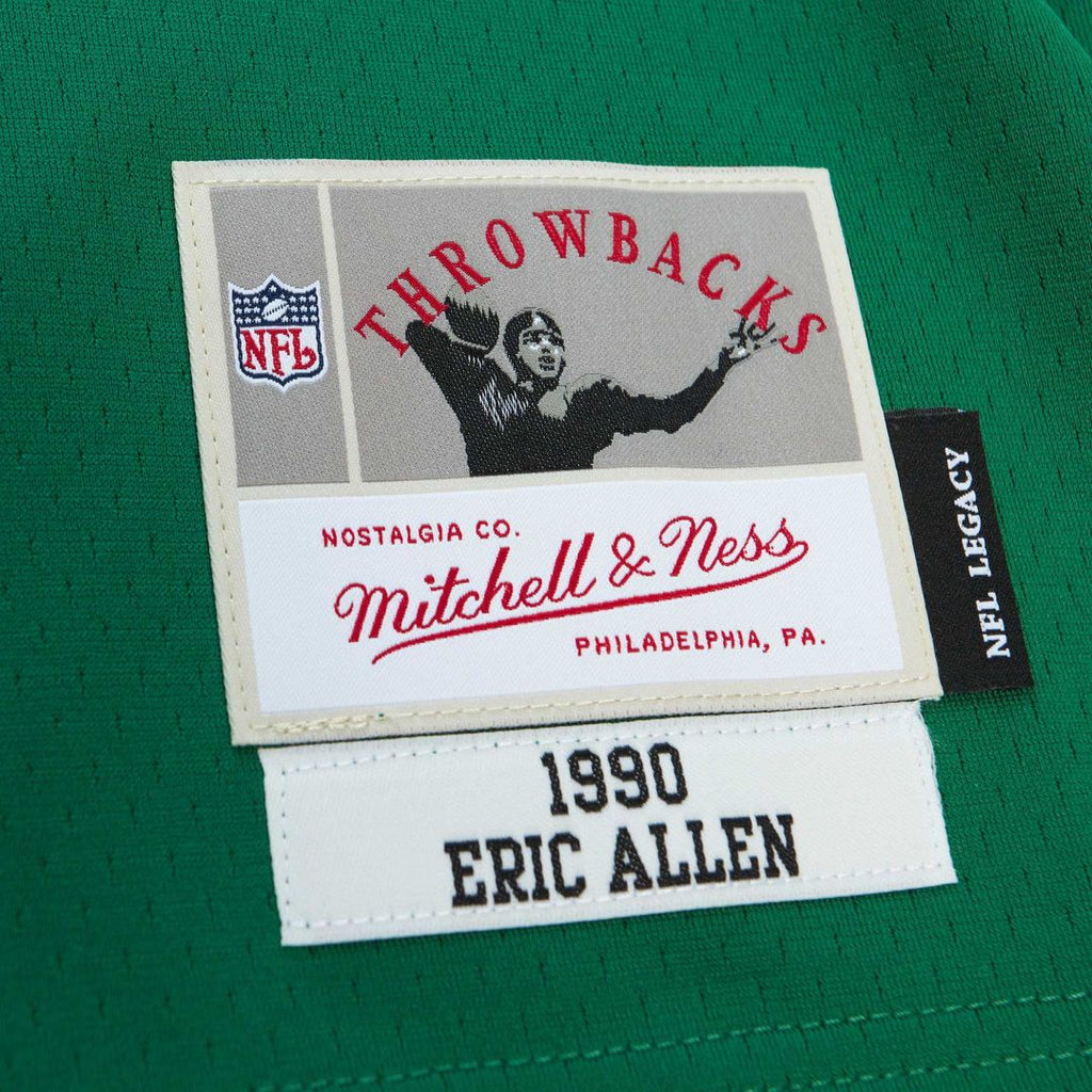 Eric Allen Philadelphia Eagles Mitchell & Ness Legacy Replica Official Jersey - Kelly Green