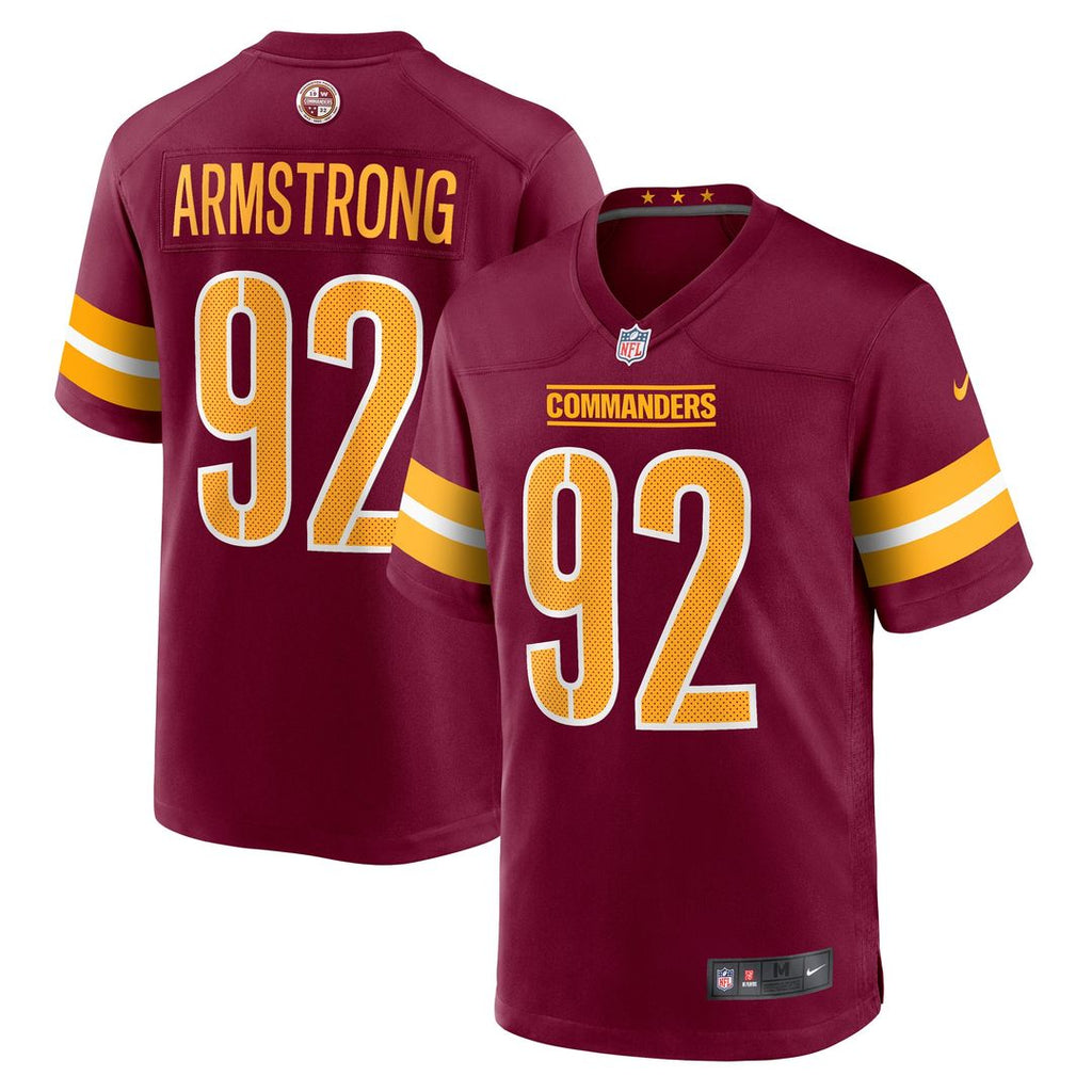 Dorance Armstrong Washington Commanders Nike Game Official Jersey -  Burgundy