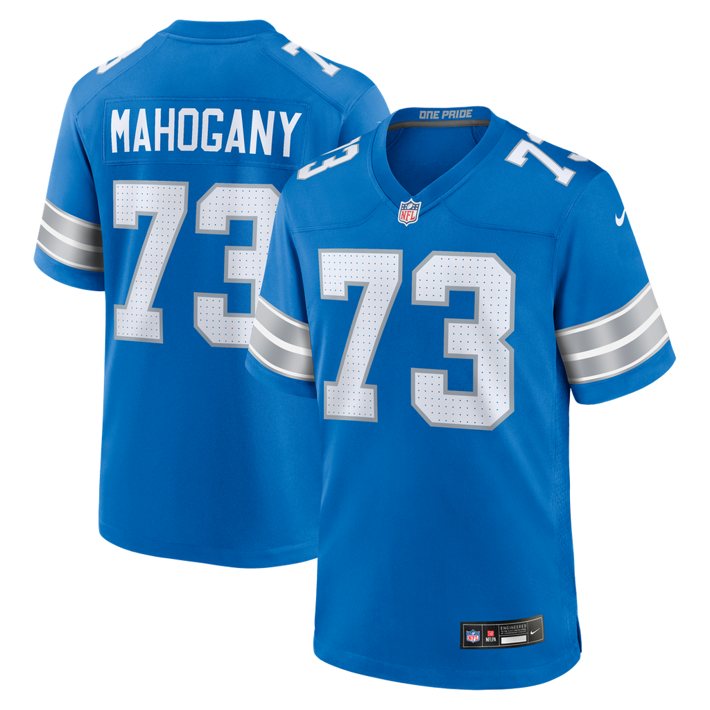 Christian Mahogany Detroit Lions Nike Team Game Jersey - Blue