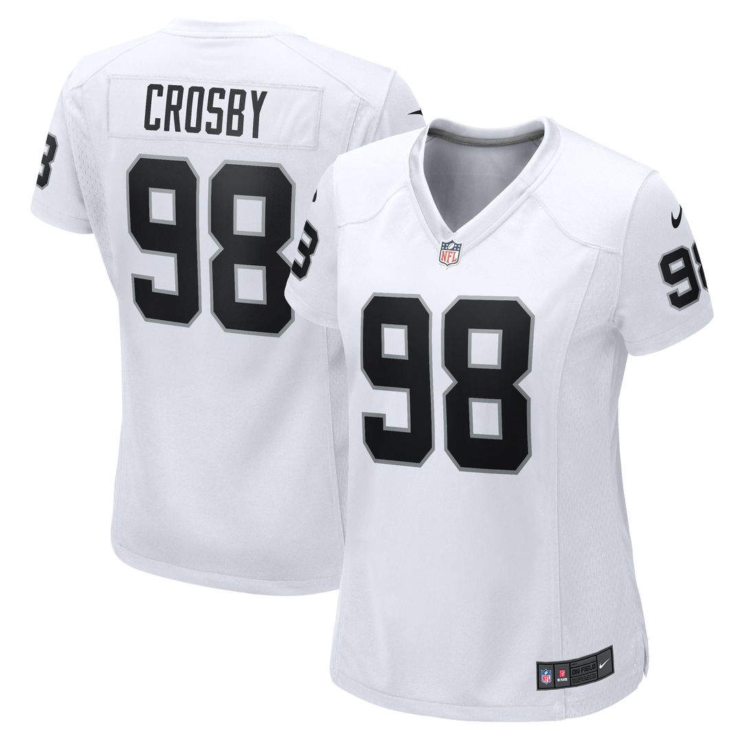 Maxx Crosby Las Vegas Raiders Nike Women's Official Jersey - Black