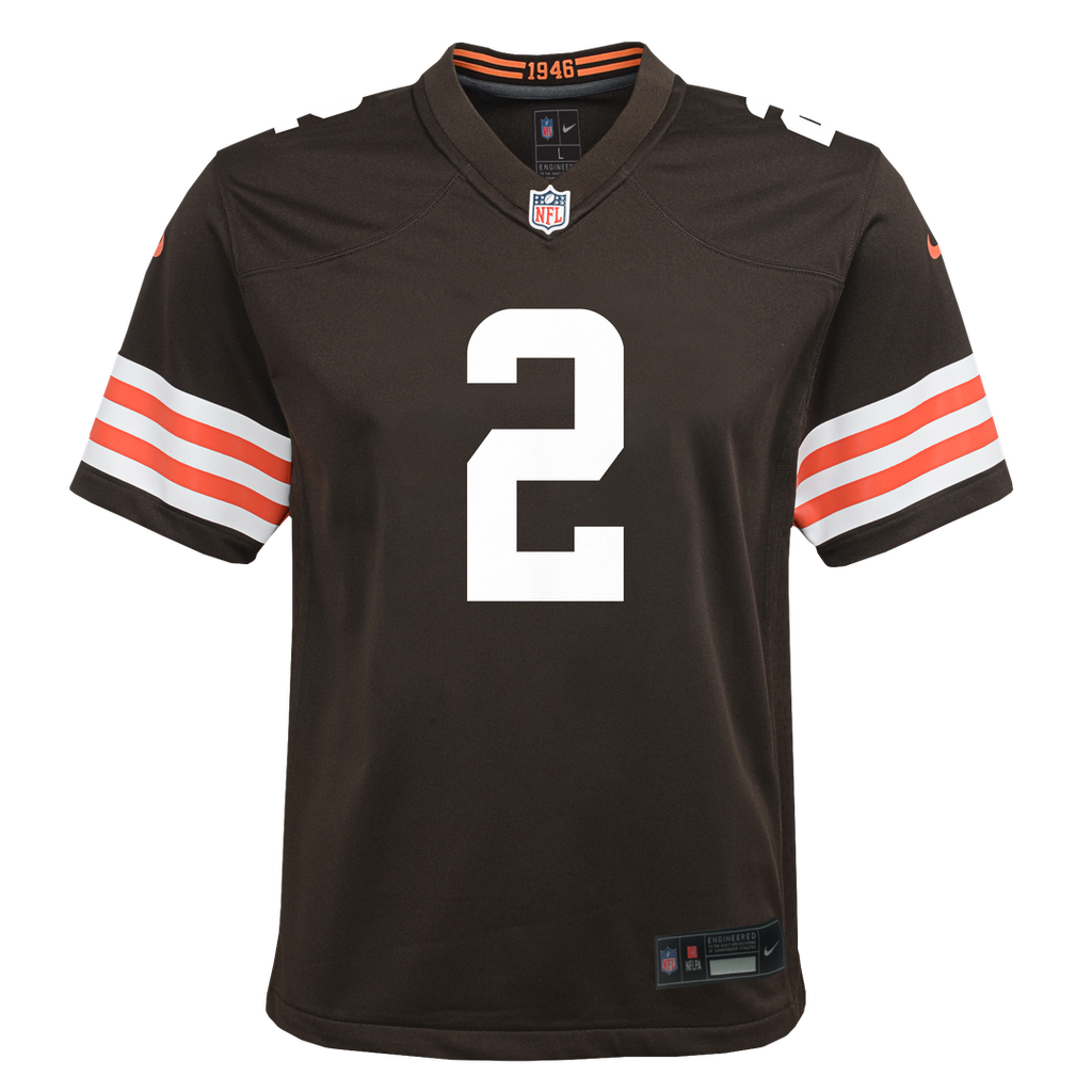 Shedeur Sanders Cleveland Browns Nike Youth Game Official Jersey - Brown