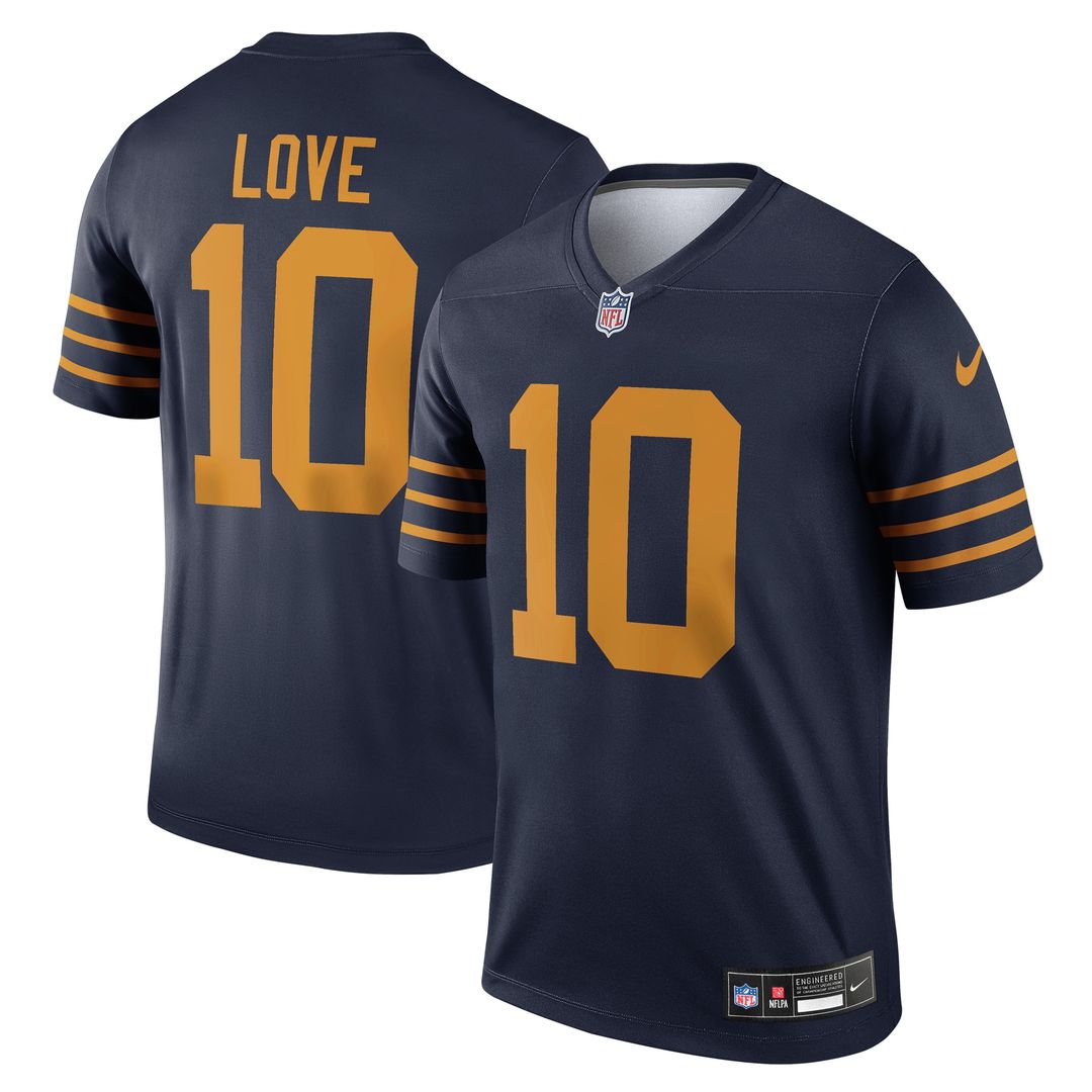 Jordan Love Green Bay Packers Nike Legend Player Performance Top - Green