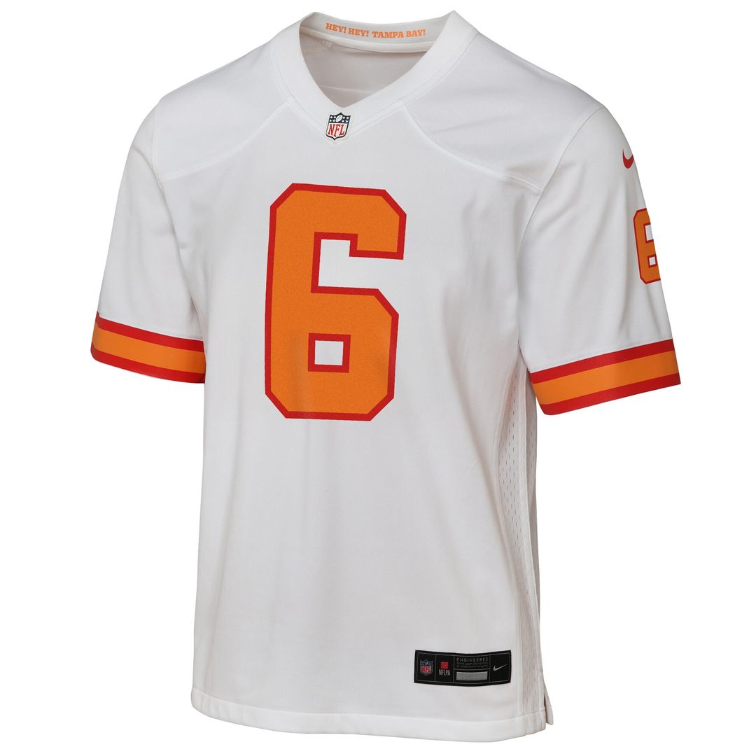 Baker Mayfield '76 Tampa Bay Buccaneers Youth Game Jersey - White