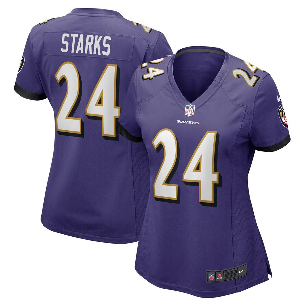 Malaki Starks Baltimore Ravens Nike Women's Team Game Jersey - Purple