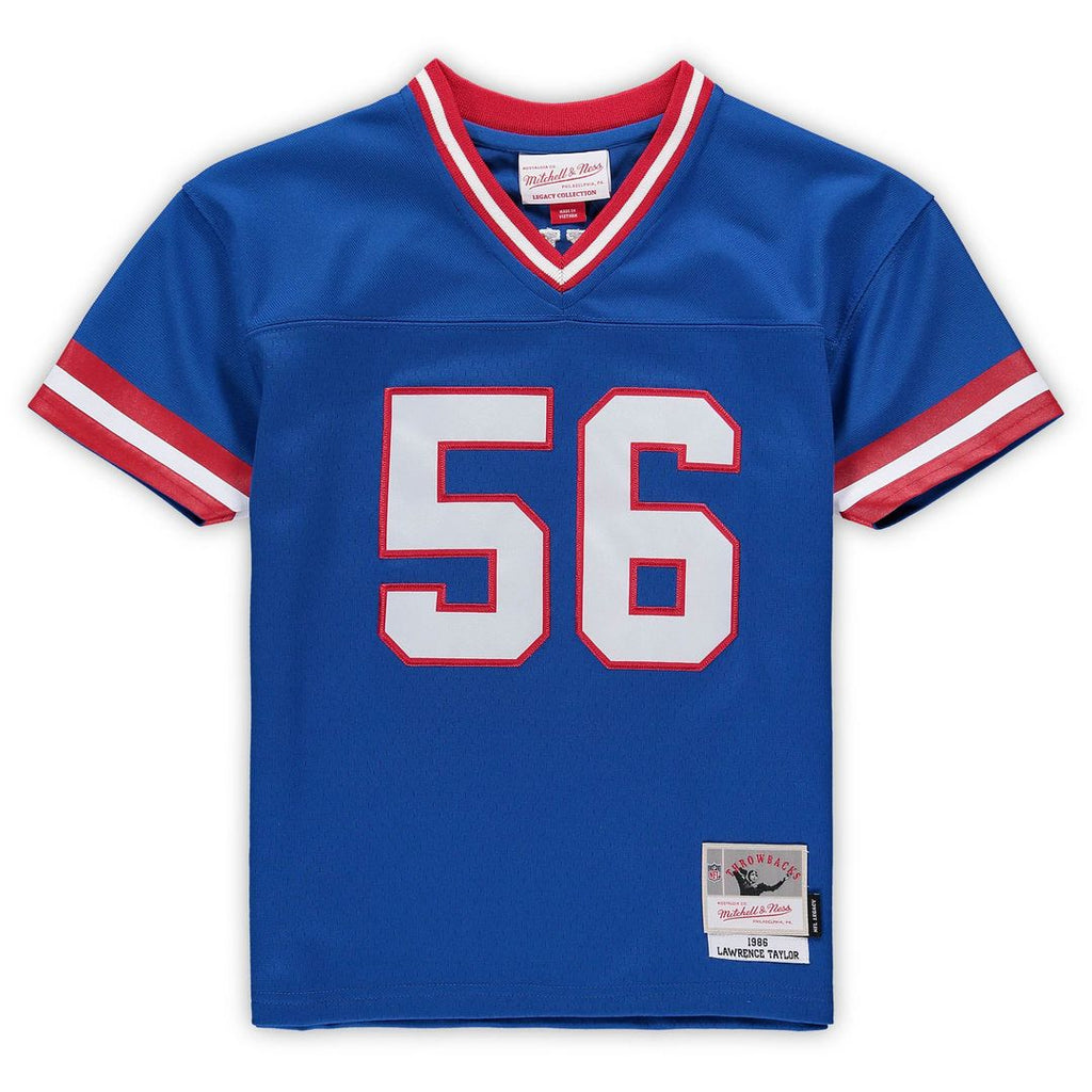 Lawrence Taylor New York Giants Mitchell & Ness Male Preschool Retired Legacy Official Jersey - Royal