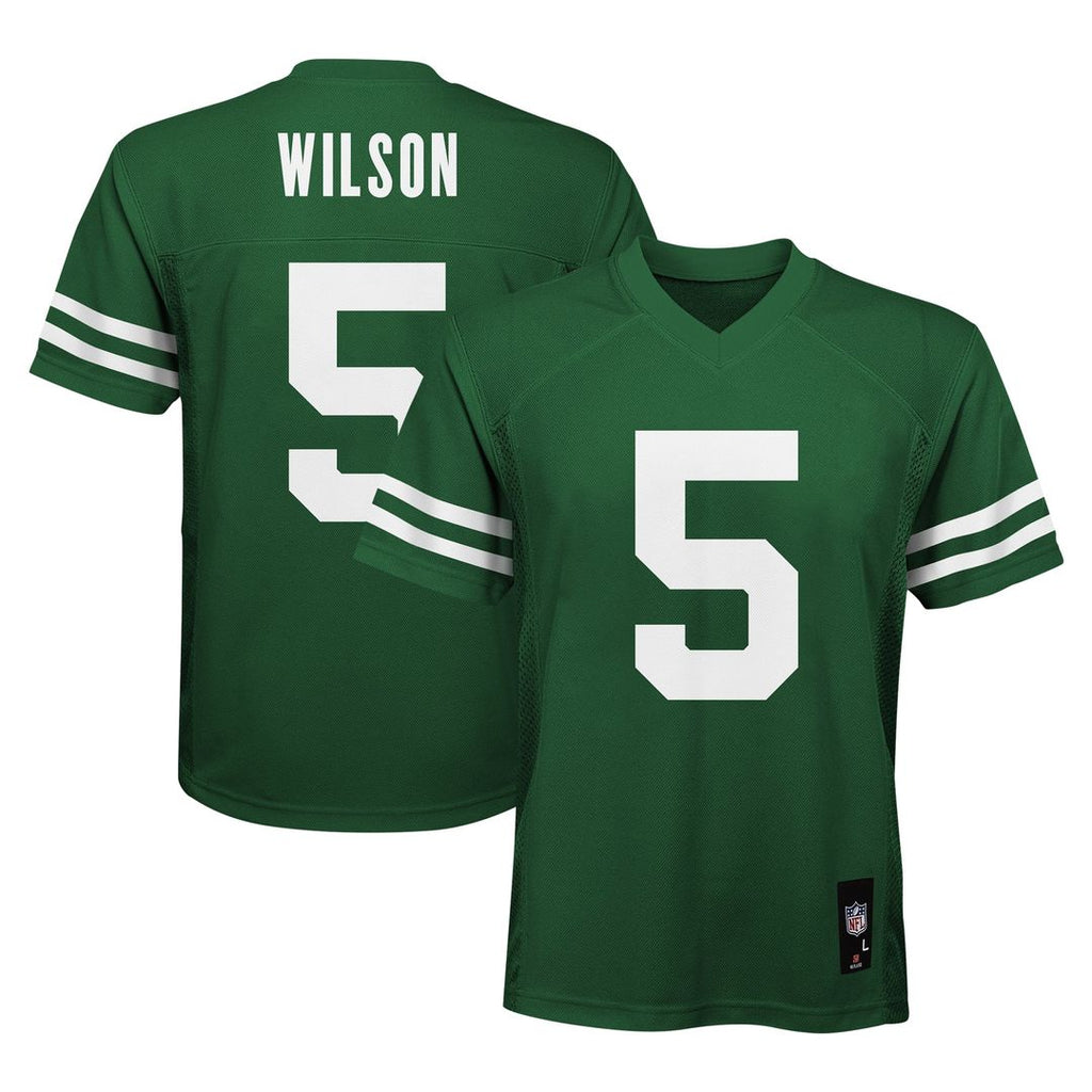Garrett Wilson New York Jets Preschool Player Replica Jersey - Legend Green
