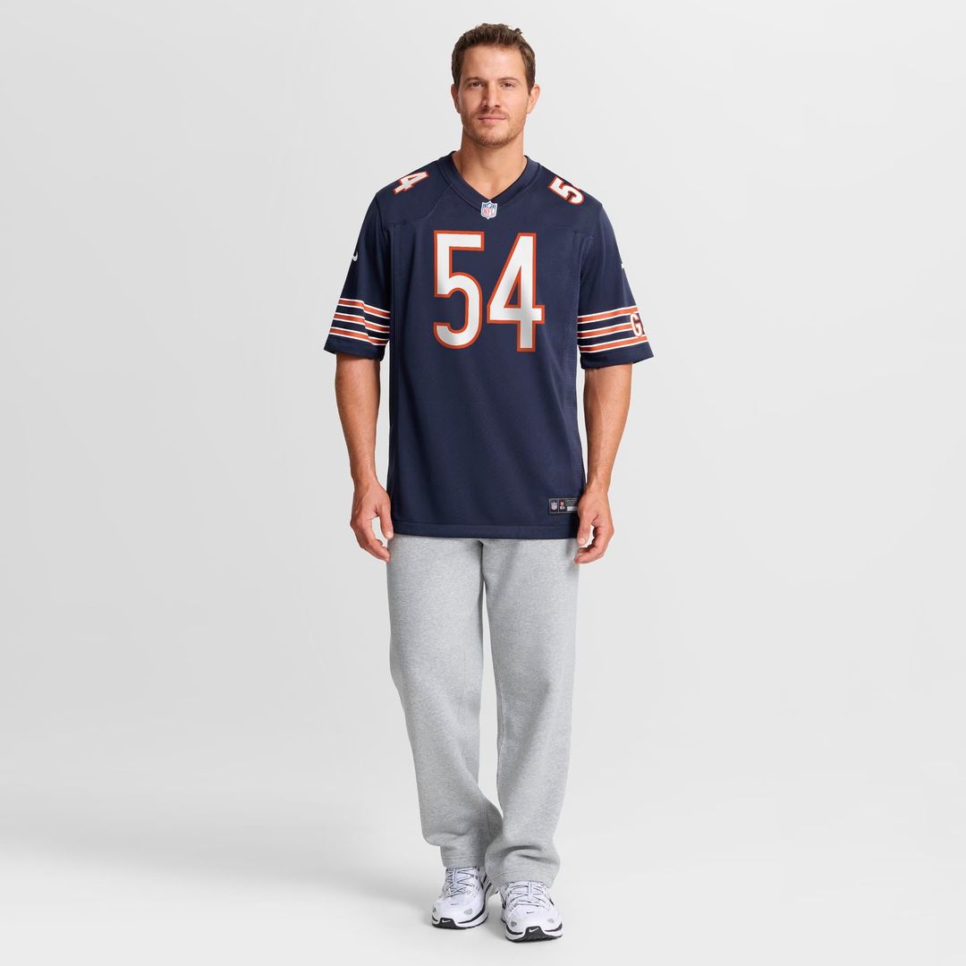 Logan Jones Chicago Bears Nike Team Game Official Jersey - Navy