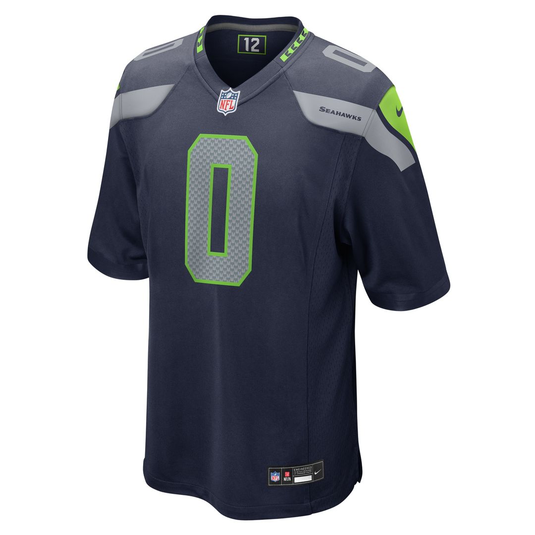 Tyrel Dodson Seattle Seahawks Nike  Game Official Jersey -  College Navy