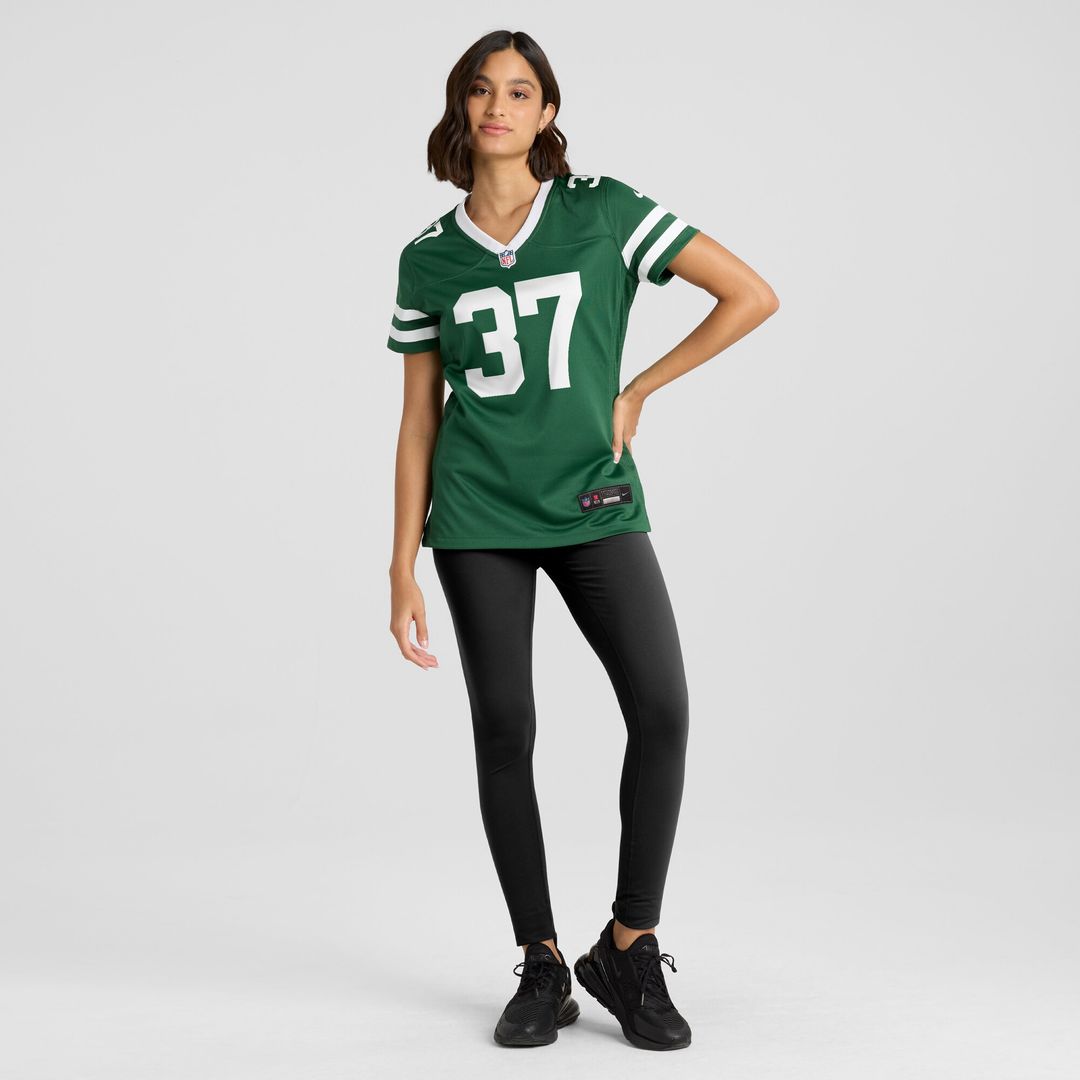 Qwan'tez Stiggers New York Jets Nike Women's Game Official Jersey - Legacy Green