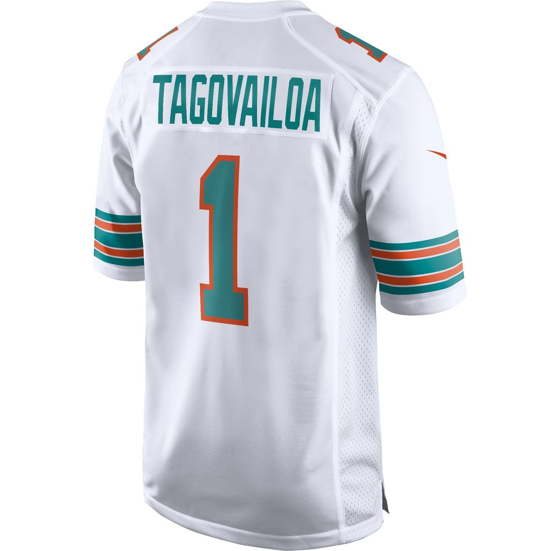 Tua Tagovailoa Miami Dolphins Nike 2nd Alternate Game Official Jersey - White