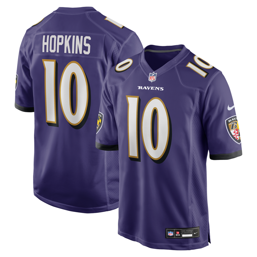 DeAndre Hopkins Baltimore Ravens Nike Team Game Jersey - Purple