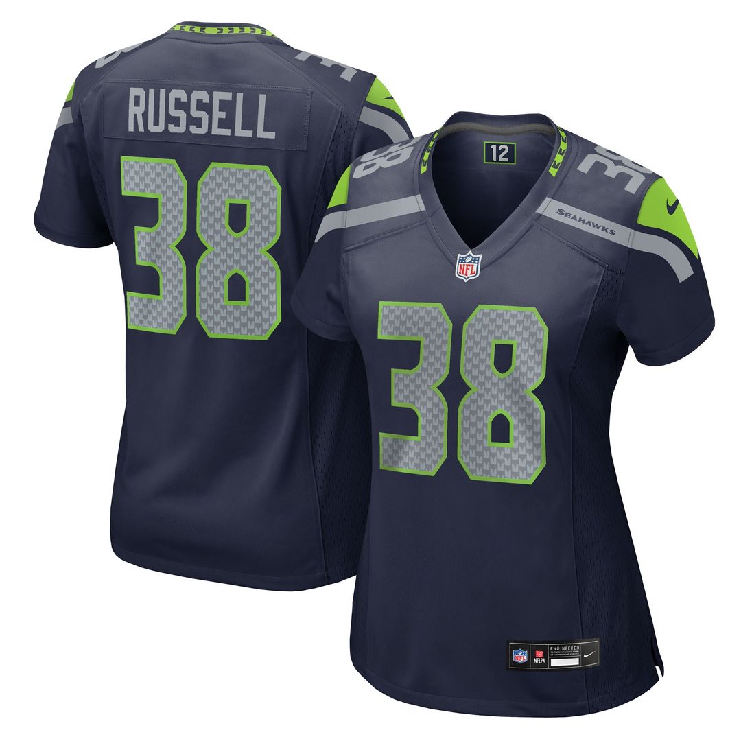 Brady Russell Seattle Seahawks Nike Women's Team Game Jersey - College Navy