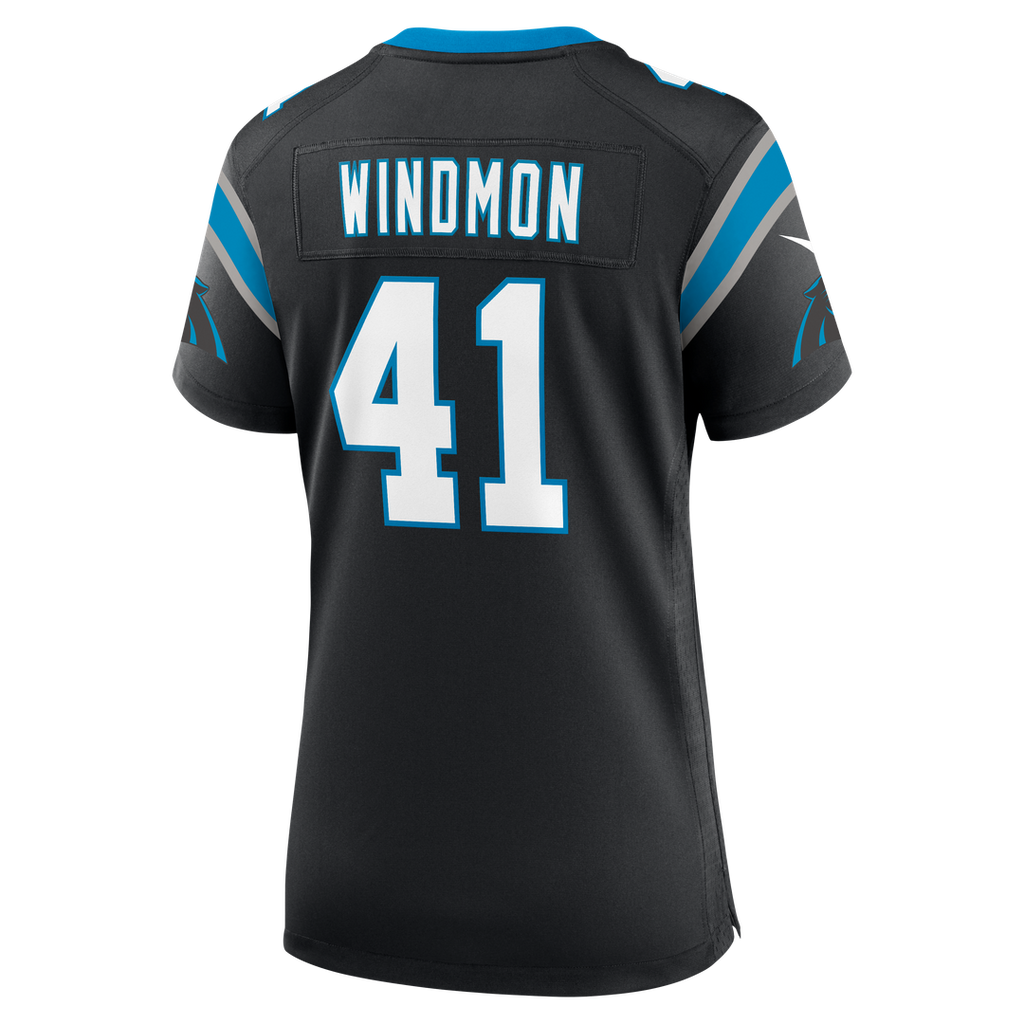 Jacoby Windmon Carolina Panthers Nike Women's Team Game Official Jersey -  Black