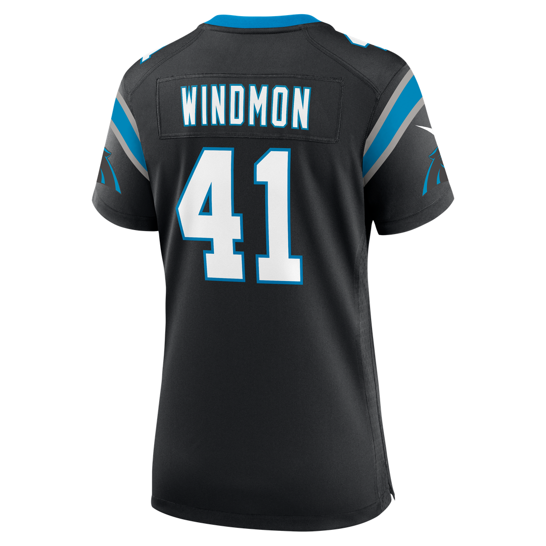 Jacoby Windmon Carolina Panthers Nike Women's Team Game Official Jersey -  Black