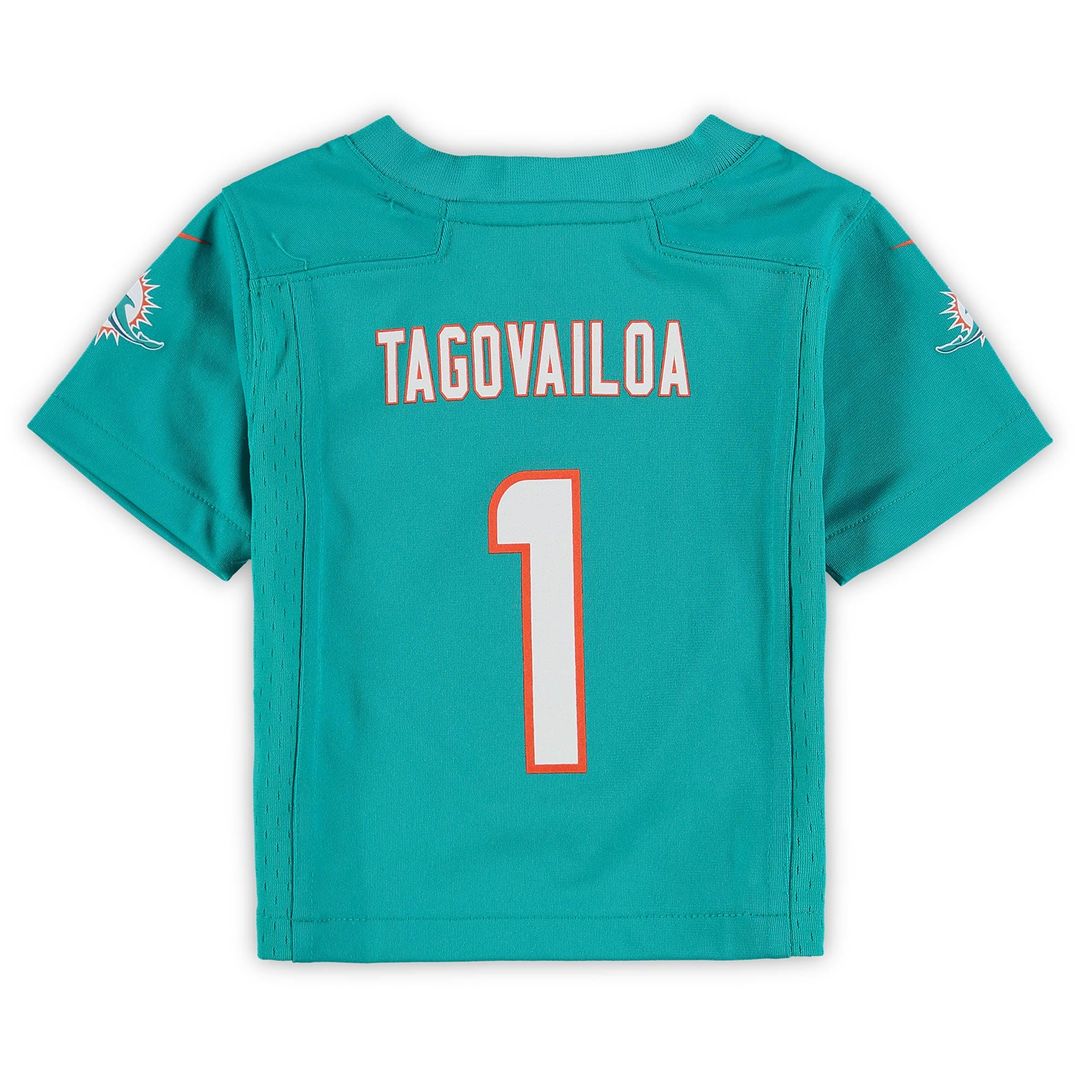 Tua Tagovailoa Miami Dolphins Nike Infant Team  Player Game Official Jersey - Aqua