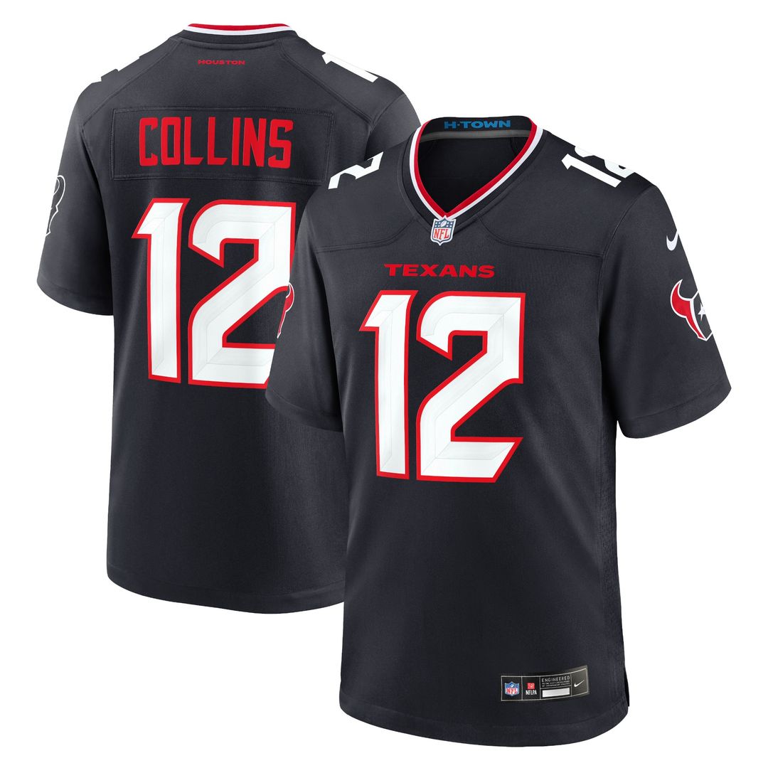 Nico Collins Houston Texans Nike Game Jersey - White