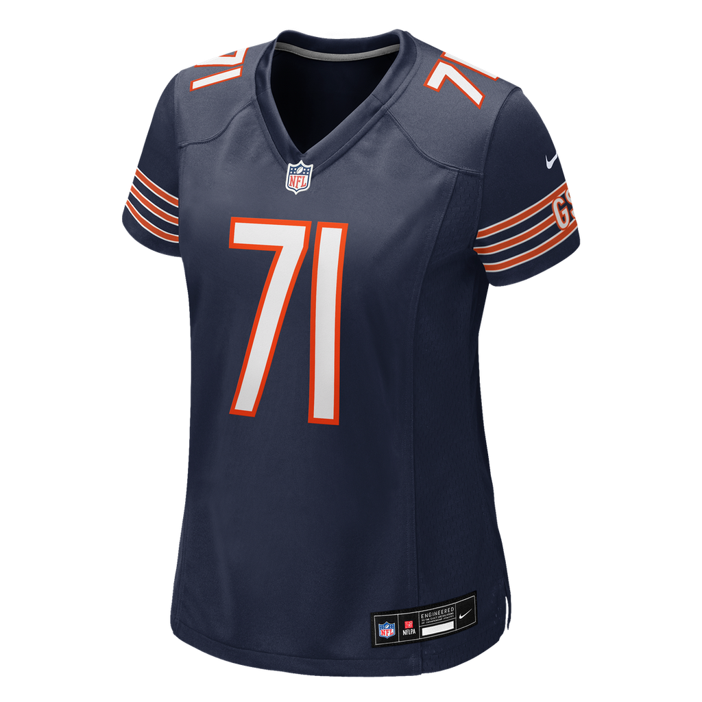 Jedrick Wills Jr. Chicago Bears Nike Women's Team Game Jersey - Navy
