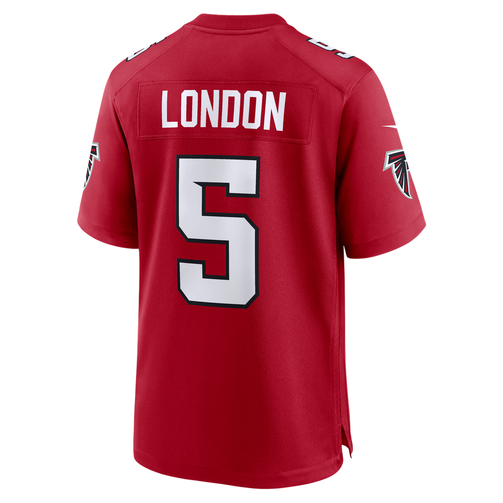 Drake London Atlanta Falcons Nike Game Official Jersey - Red