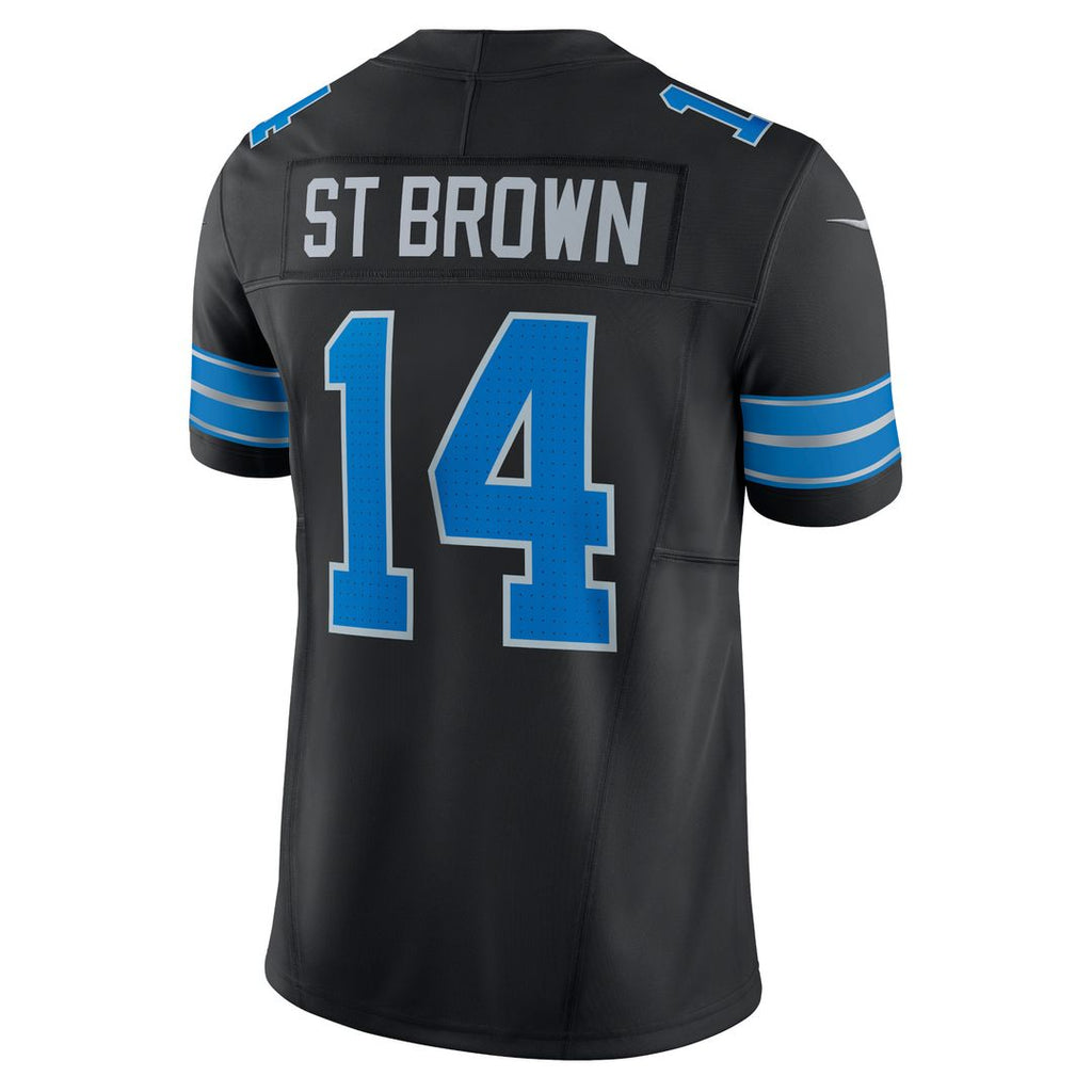 Amon-Ra St. Brown Detroit Lions Nike 2nd Alternate Vapor F.U.S.E. Limited Official Jersey - Black