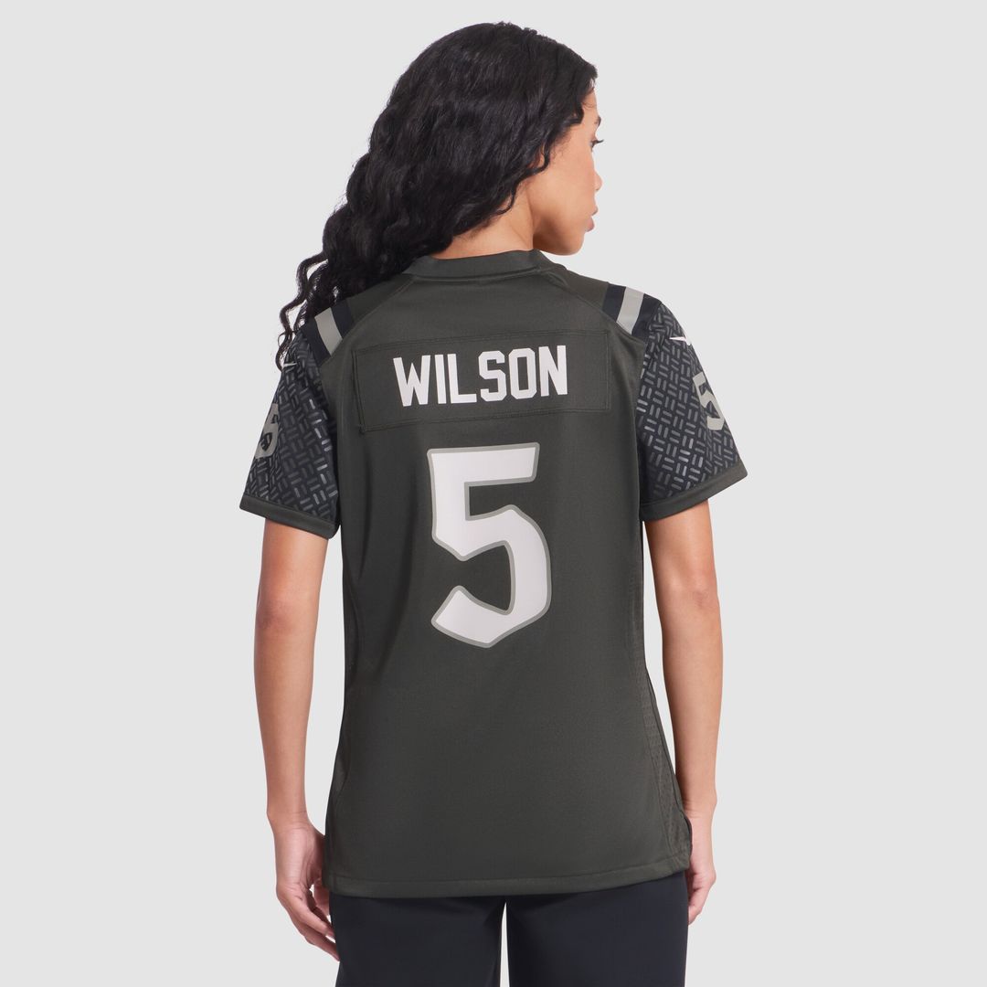 Garrett Wilson New York Jets Nike Women's 2025 Rivalries Collection Game Official Jersey - Gotham Green