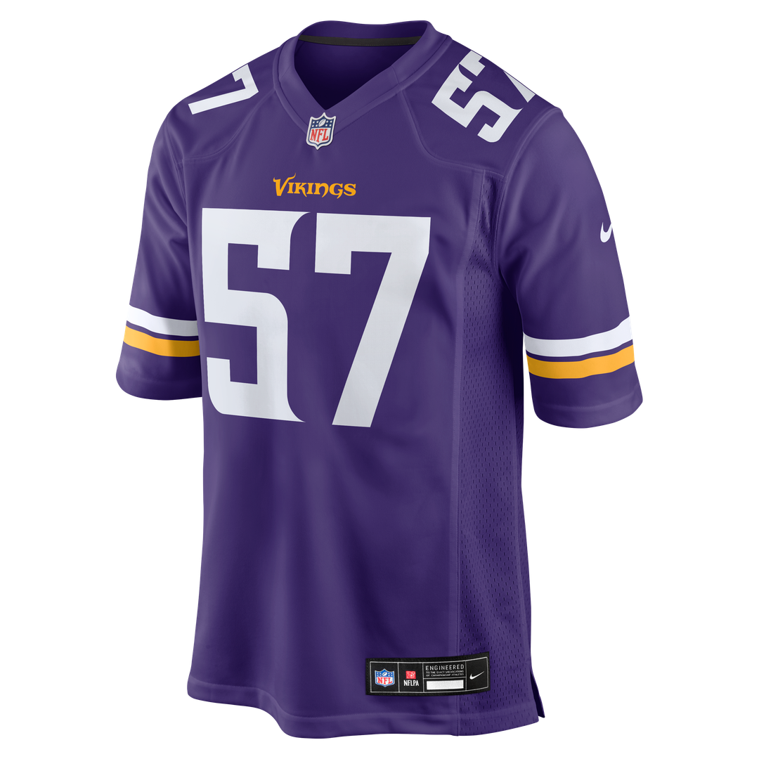 Chaz Chambliss Minnesota Vikings Nike Team Game Jersey - Purple