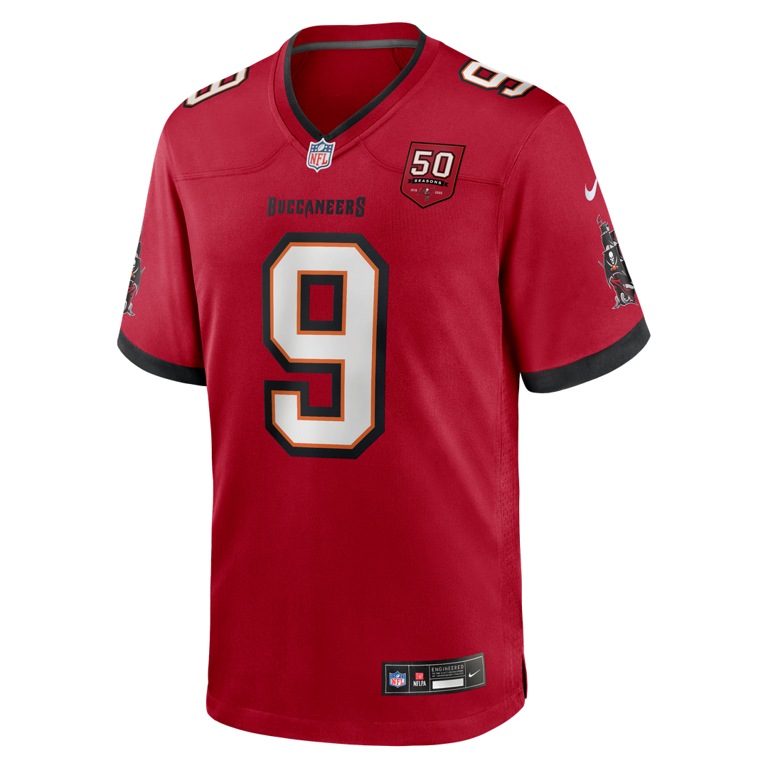 Emeka Egbuka Tampa Bay Buccaneers Nike  Team Game Official Jersey - Red