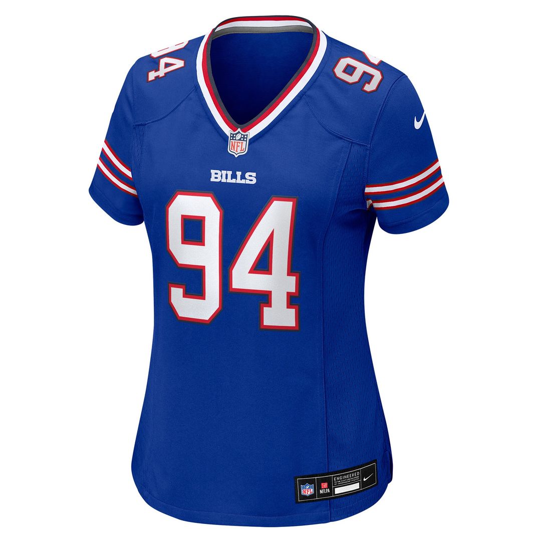 Landon Jackson Buffalo Bills Nike Women's Team Game Jersey - Royal